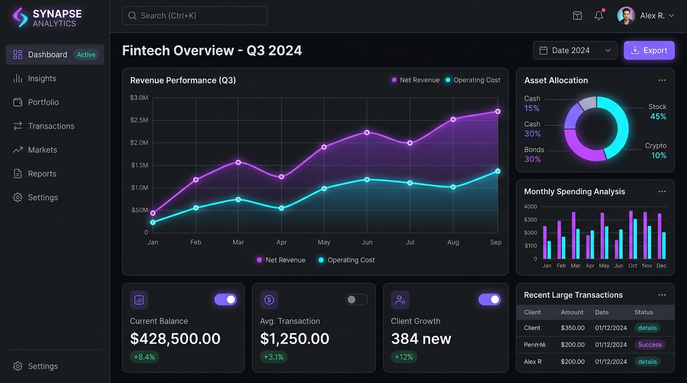 WealthFlow Dashboard